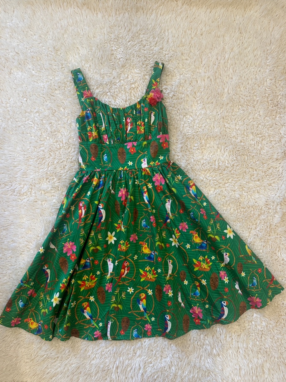 Disney Parks Trader Sam’s Enchanted Tiki Room Parrot Dress